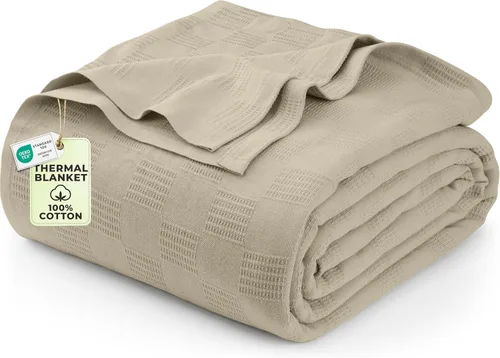 Vista 20 de Utopia Bedding - Manta térmica 100% algodón, color negro, tamaño Queen, 90 x 90 pulgadas Manta ligera y transpirable para primavera y verano