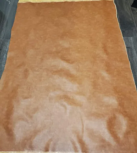 Vista 4 de NAT Leathers Tela de tapicería de piel sintética suave de dos tonos marrón británico (vegano aprobado por PETA) Piel sintética sintética