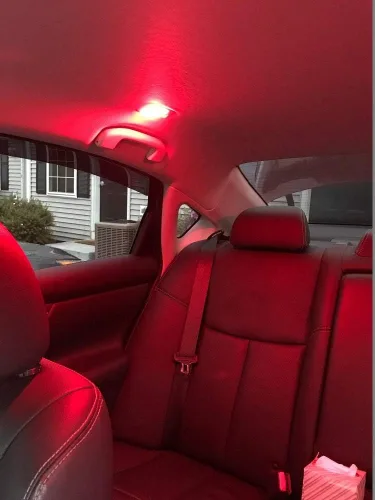 Vista 6 de AUTOGINE 194 bombillas LED de color rojo brillante de 300 lúmenes, superbrillantes, 9-SMD 2835, chipsets T10 168 175 2825 W5W, bombillas de repuesto