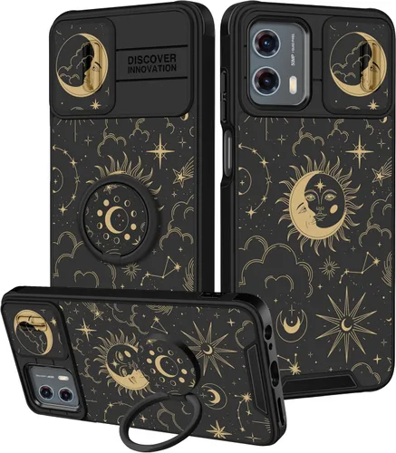 Vista 62 de Funermei Funda para Moto G Stylus 5G 2022, funda para teléfono con diseño de calavera de esqueleto para mujeres y niñas, diseño gótico, Como