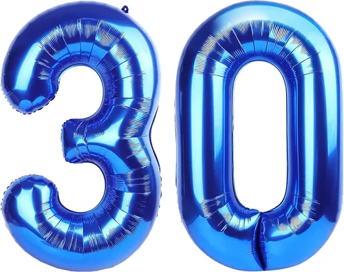 Vista 178 de Globos gigantes de números negros de 40 pulgadas, globos de aluminio de Mylar con helio para cumpleaños, globo número 0 para decoración de fiestas