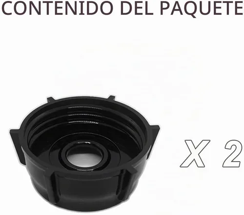 Vista 3 de Paquete de 2 piezas de repuesto para licuadora, tapas de base de tarro compatibles con Aspas para Licuadora Oster Osterizer