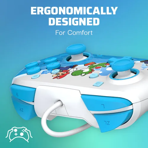 Vista 6 de PDP REMATCH Wired Controller Mario Escape For Nintendo Switch, Nintendo Switch - OLED