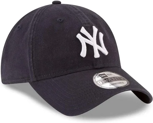 Vista 3 de New Era MLB Khaki Core Classic 9TWENTY - Gorra ajustable de tamaño único, New York Yankees Navy, Talla única