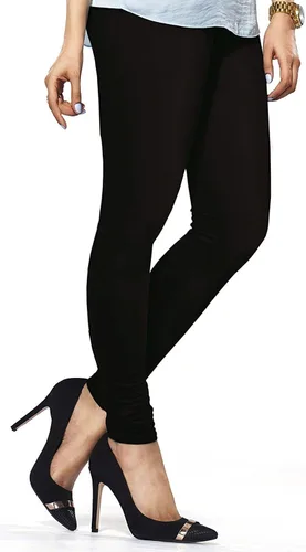Vista 40 de ladyline Leggings Churidar elásticos de algodón para mujer Extra largos de longitud completa de cintura alta Talla regular y grande Pantalones