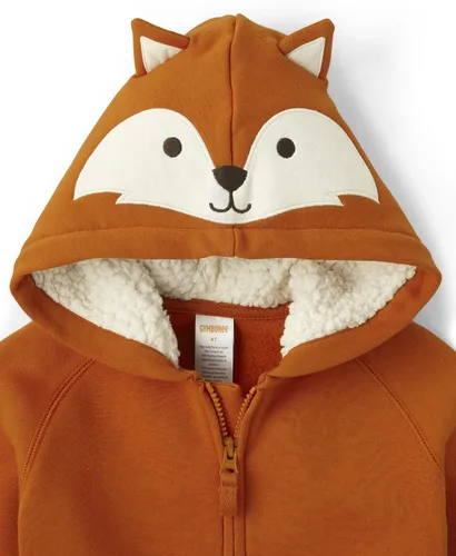 Vista 2 de Gymboree Boys' and Toddler Long Sleeve Zip Up Hoodie