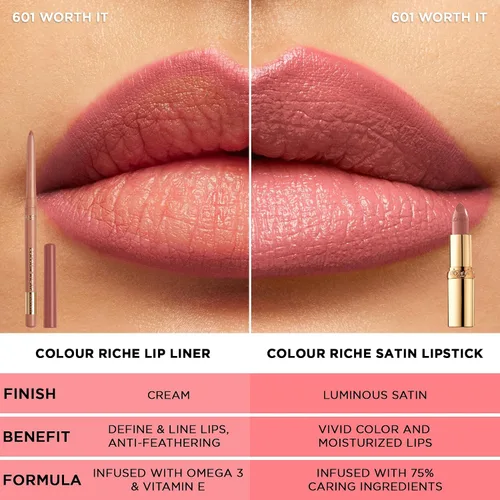 Vista 6 de L'Oréal Paris Color Riche Lip Liner Ciruela duradera