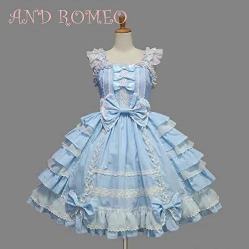 Vista 2 de Disfraz de ángel sonriente para niña y vestido de princesa Lolita drapeado