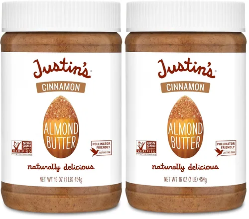 Vista 11 de Justin's, Mantequilla de almendras y canela, 16 onzas