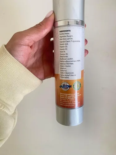 Vista 7 de Crema natural de vitamina D3 10000IU de vitamina D de máxima fuerza, combate la deficiencia de vitamina D naturalmente - con vitamina K2 y extracto