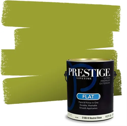 Vista 120 de PRESTIGE Pintura exterior e imprimación en uno, aventura, plano, 1 galón