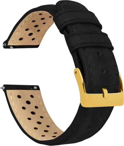 Vista 55 de Barton Racing & Rally Horween - Correas de cuero con barras de resorte de liberación rápida integradas, longitud estándar para muñecas de 5 a 8