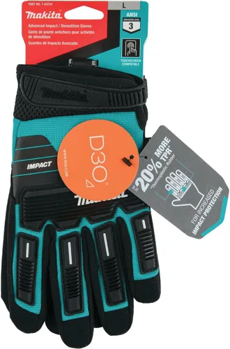Vista 6 de Makita Guantes de demolición de impacto avanzado unisex T 04254