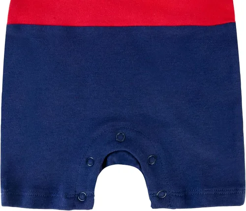 Vista 4 de BDONDON Camisetas deportivas para bebé, traje de fútbol para niño y niña, camiseta de fútbol para recién nacidos, ropa de mameluco de fútbol
