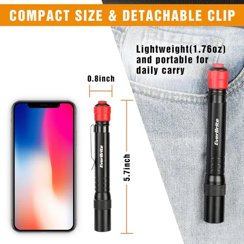 Vista 6 de EverBrite Linterna de luz roja con 395nm UV y luz blanca