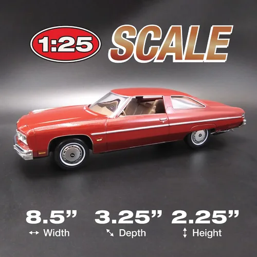 Vista 4 de MPC 1976 Chevy Caprice w/Trailer 2T Kit de modelo a escala 1:25