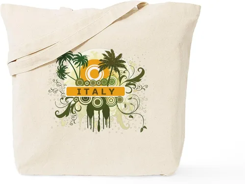 Vista 19 de CafePress Positano, Italia Tote Bag Bolsa de compras de lona beige reutilizable, Caqui, S