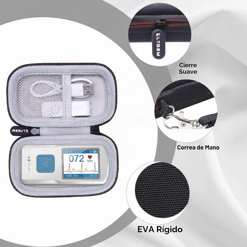 Vista 4 de Funda LTGEM para monitor EMAY/CONTEC EKG Diseño 1