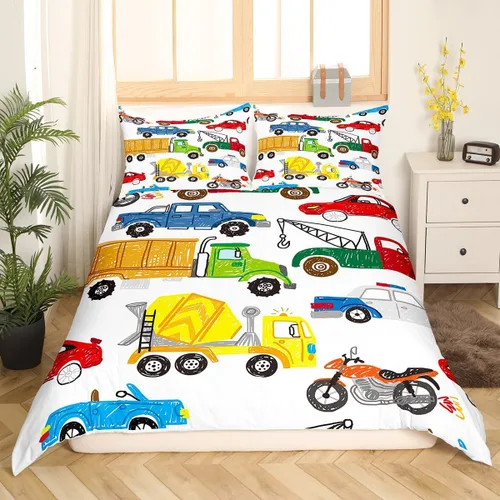 Vista 27 de Juego de ropa de cama Groovy de los años 60 y 70 para niños, funda de edredón retro de flores hippie para niños, adolescentes, vintage, bohemio