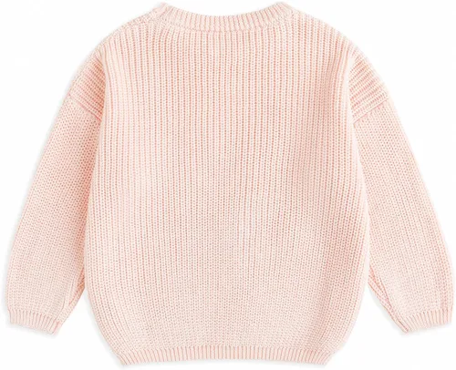 Vista 2 de Simplee kids Suéter de punto de corazón para bebé, para otoño, otoño e invierno, 3M-3T
