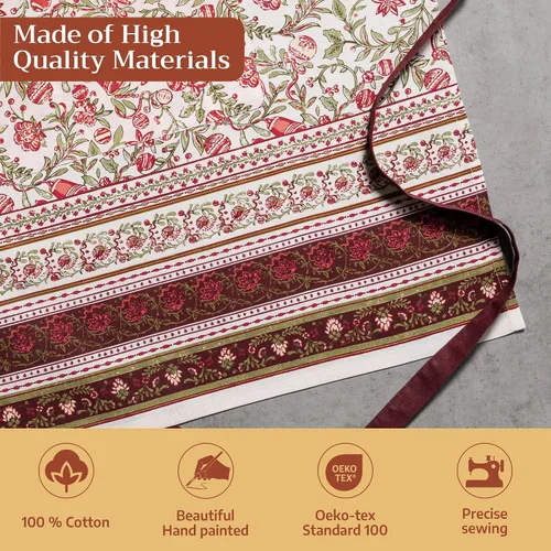 Vista 960 de Maison d' Hermine Delantales para mujer con bolsillo, 100% algodón (27.50 x 31.50 pulgadas)