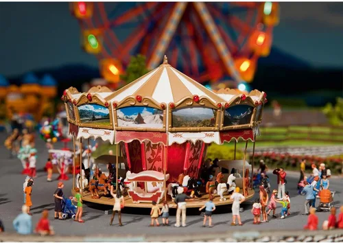 Vista 2 de Faller 140316 Kit de construcción a escala HO Merry Go Round