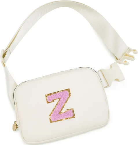 Vista 10 de Bolsa de cinturón para niñas y mujeres, bolsas cruzadas, riñonera, riñonera personalizada, Negro, Small