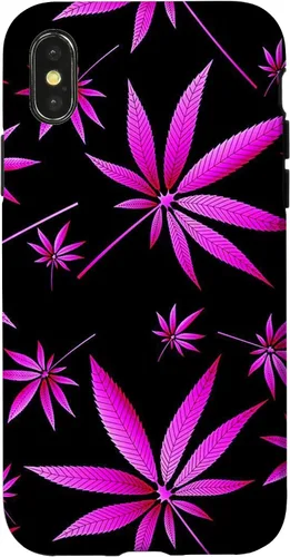 Vista 5 de Weed Reggae Marihuana Cannabis 420 Pot Weed Leaf Stoner - Funda de regalo para iPhone 17