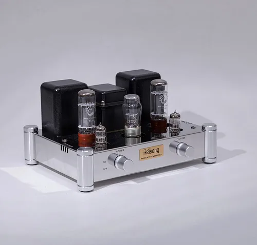Vista 3 de Amplificador de Tubo Estéreo de Audio Hi-Fi A10 EL34 Clase A de Extremo Único