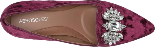 Vista 5 de Aerosoles - Zapato de macramé para mujer - Mocasín de tacón híbrido con plantilla de espuma viscoelástica
