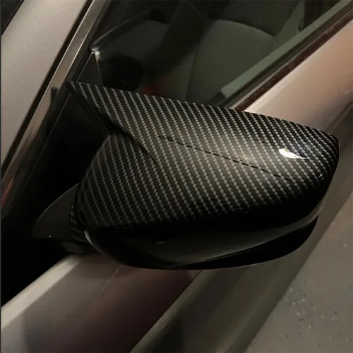Vista 7 de XITER 2 unids ABS plástico buey cuerno lateral espejo retrovisor cubierta Trim para Honda Accord 8th 2008 2009 2010 2011 2012 Accesorios - sin señal