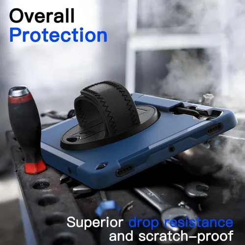 Vista 4 de JETech Funda para Samsung Galaxy Tab S9 de 11 pulgadas con protector de pantalla integrado y soporte para S Pen, funda protectora resistente a