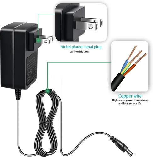 Vista 3 de Cargador de batería de repuesto INSE S6T, adaptador de corriente CA, CC compatible con INSE S6 S6T S6P Pro S600 S610 S650 S660 S670, TMA T150