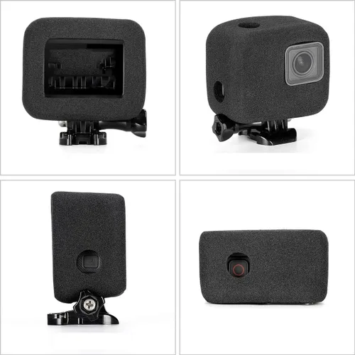 Vista 5 de Taisioner Windslayer - Carcasa para GO Hero 5 Hero 6 Hero 7, color negro, reducción de ruido