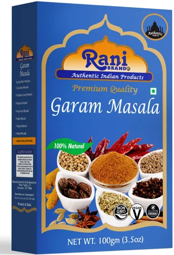 Vista 16 de Rani Garam Masala Mezcla india de 11 especias 3.5 oz (100 g) ~ Todo natural, sin sal Vegano Sin colores Apto para gluten Sin OMG Kosher