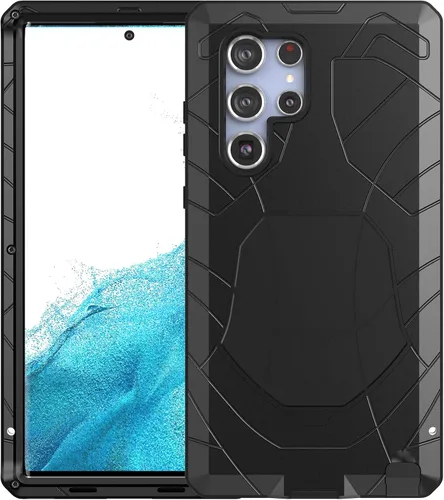 Vista 8 de Feitenn Galaxy S22 Funda protectora ultra resistente, funda dura de silicona resistente a prueba de golpes de goma para Samsung Galaxy S22 5G 2022