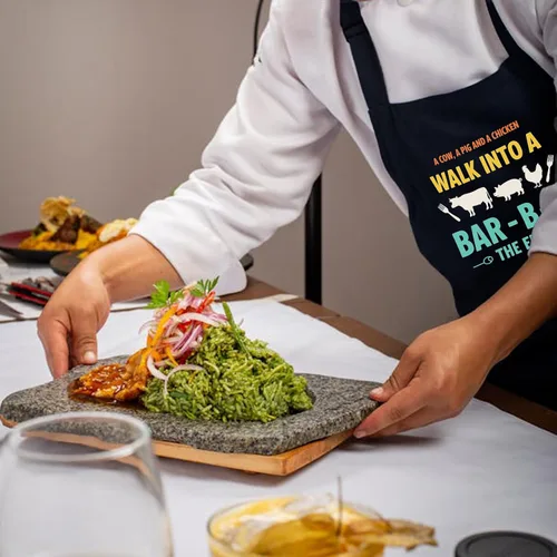 Vista 5 de Delantales divertidos para hombres, cocinar a la parrilla, regalos del día del padre para marido, papá, regalos de aniversario de cumpleaños para él