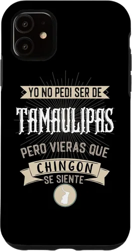 Vista 6 de Funda para iPhone 12 mini No Pedí Ser De Tamaulipas Pero Vieras Que Chingon Se Siente