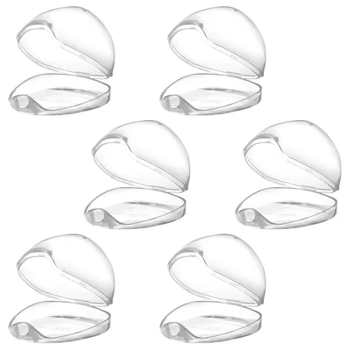 Vista 18 de Accmor Funda para chupete, estuche para chupete, contenedor para chupete para viajes, sin BPA, transparente, paquete de 2