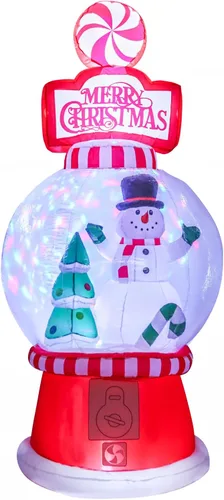 Vista 7 de Inflables navideños para decoración al aire libre, globo de nieve 2-Multi