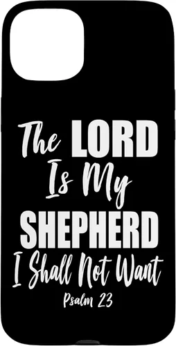 Vista 9 de The Lord is My Shepherd - Funda con versículo bíblico cristiano para iPhone 17