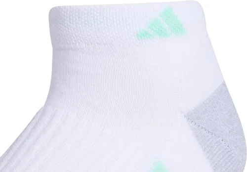 Vista 3 de adidas Calcetines acolchados de corte bajo para mujer con compresión de arco (3 pares)