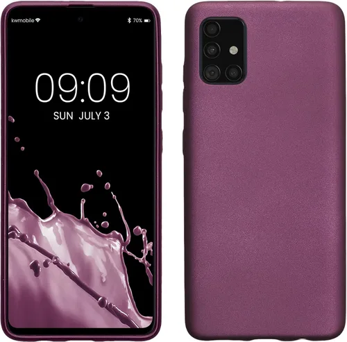 Vista 20 de kwmobile Funda compatible con Samsung Galaxy A51 - Funda protectora de silicona TPU suave y delgada - Arctic Night