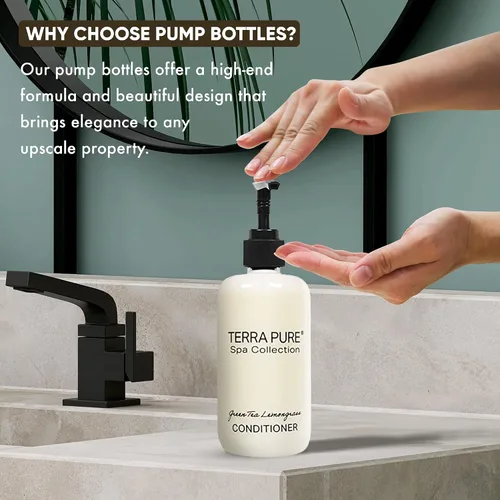Vista 5 de Terra Pure Acondicionador Colección Spa Servicios del hotel en botella con bomba 10.14 oz. / 10.1 fl oz (botella individual)