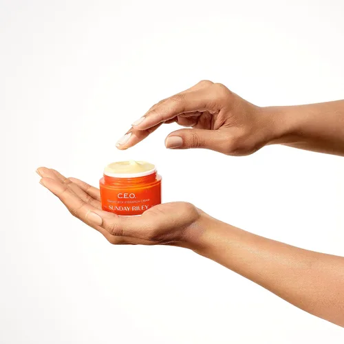 Vista 5 de Sunday Riley C.E.O. Crema hidratante facial rica en vitamina C