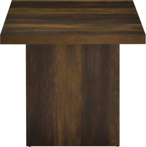Vista 4 de Coaster Devar 710887 - Mesa auxiliar cuadrada para sala de estar, 23.5 Dark Pine