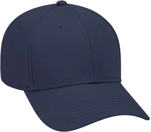 Vista 3 de Ashen Fane Gorra de béisbol básica de sarga de algodón superior de perfil bajo estructurado de 6 paneles