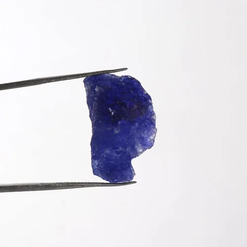 Vista 2 de REAL-GEMS Cuentas de piedras preciosas para collar 12.45-65.00 Collar de cuentas de cristal de zafiro azul para mujeres y hombres, Piedra, Zafiro