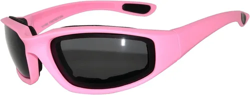 Vista 7 de OWL Gafas de espuma acolchadas para motocicleta, lente transparente con espejo ahumado