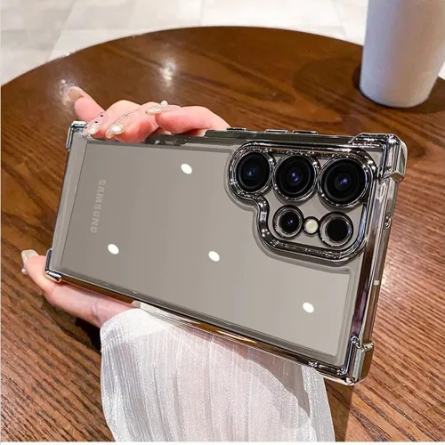 Vista 9 de Funda para Samsung S21 Ultra, con lente de cámara completa, cubierta de parachoques corporal, protección contra golpes, a prueba de polvo, fundas
